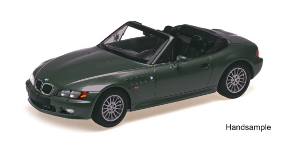 MINICHAMPS 1:18 BMW Z3 ROADSTER - 1997 DARK GREEN METALLIC 155024132