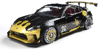 Solido 1:18 TOYOTA GR86 LIBERTY WALK BODY KIT BLACK & GOLD 2024 S1813603