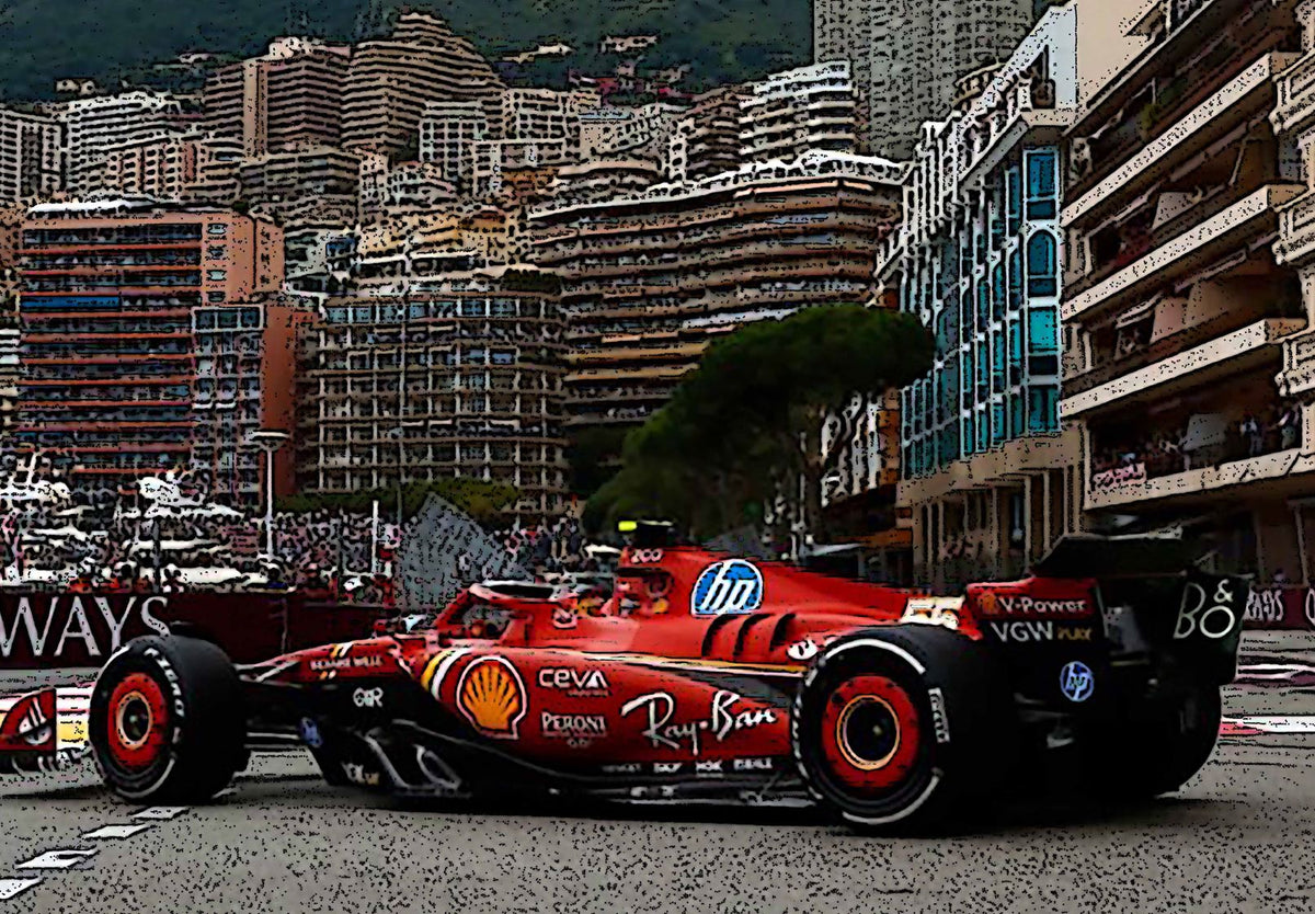 BBR 1:18 Ferrari SF24 MONACO GP 2024 - Luxury Packaging - C. Sainz BBR241855CDIE