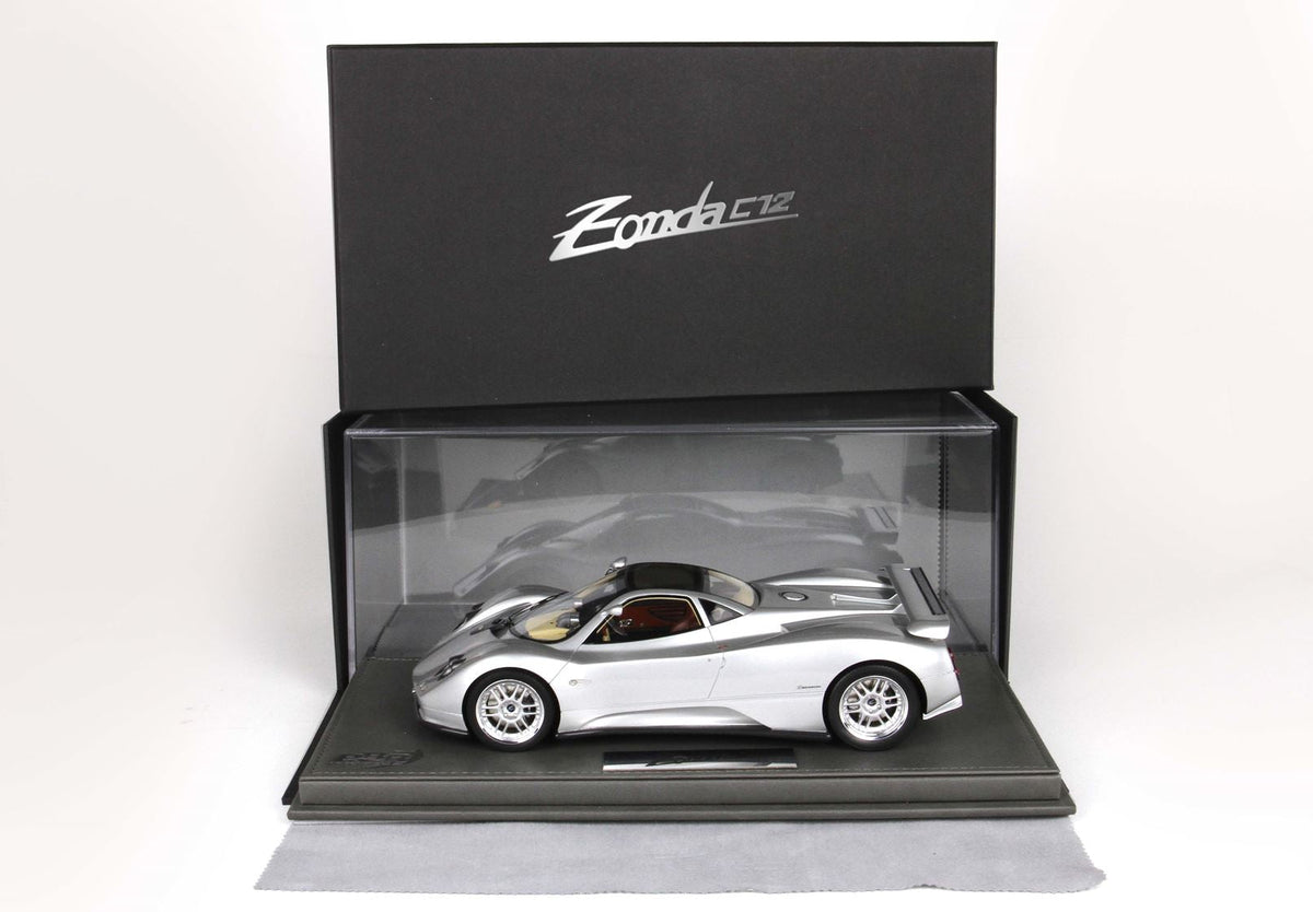 BBR Model 1:18 Pagani ZONDA C12 20th anniversary restoration - Silver