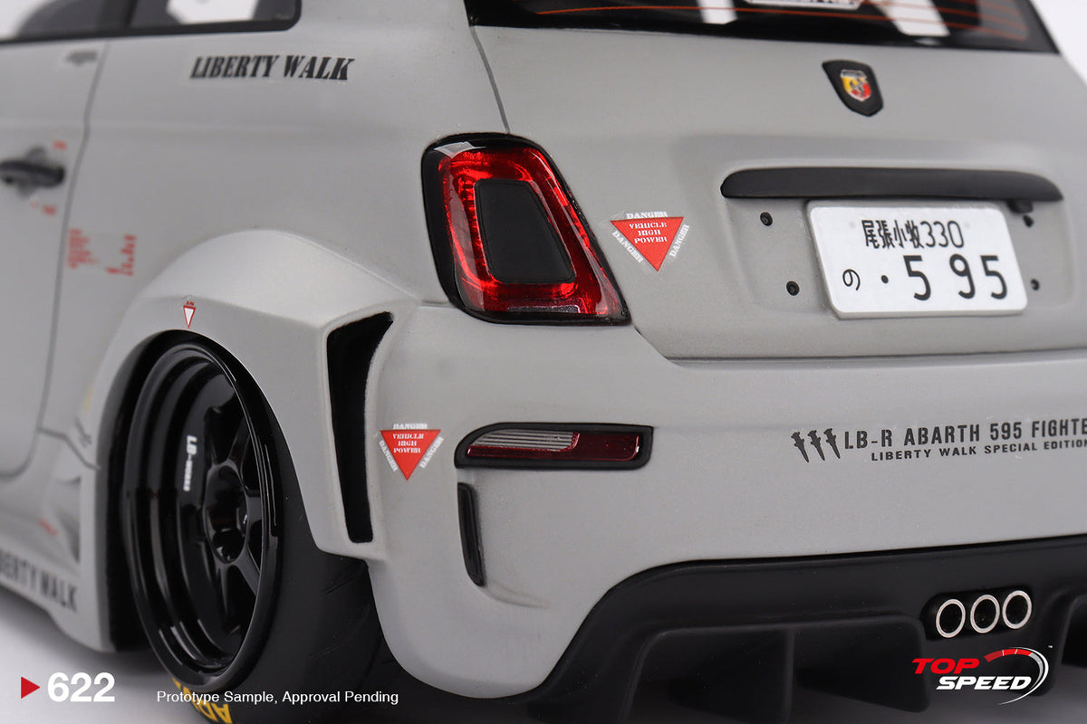 TOPSPEED 1:18 Abarth 595 LB-WORKS Abas Works Fighters TS0622