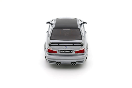 Otto 1:18 BMW E46 M3 GTR STREET TITAN SILVER METALLIC 354 2001 OT1128