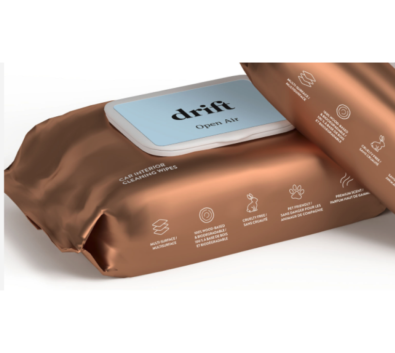 Scented Car Wipes Open Air