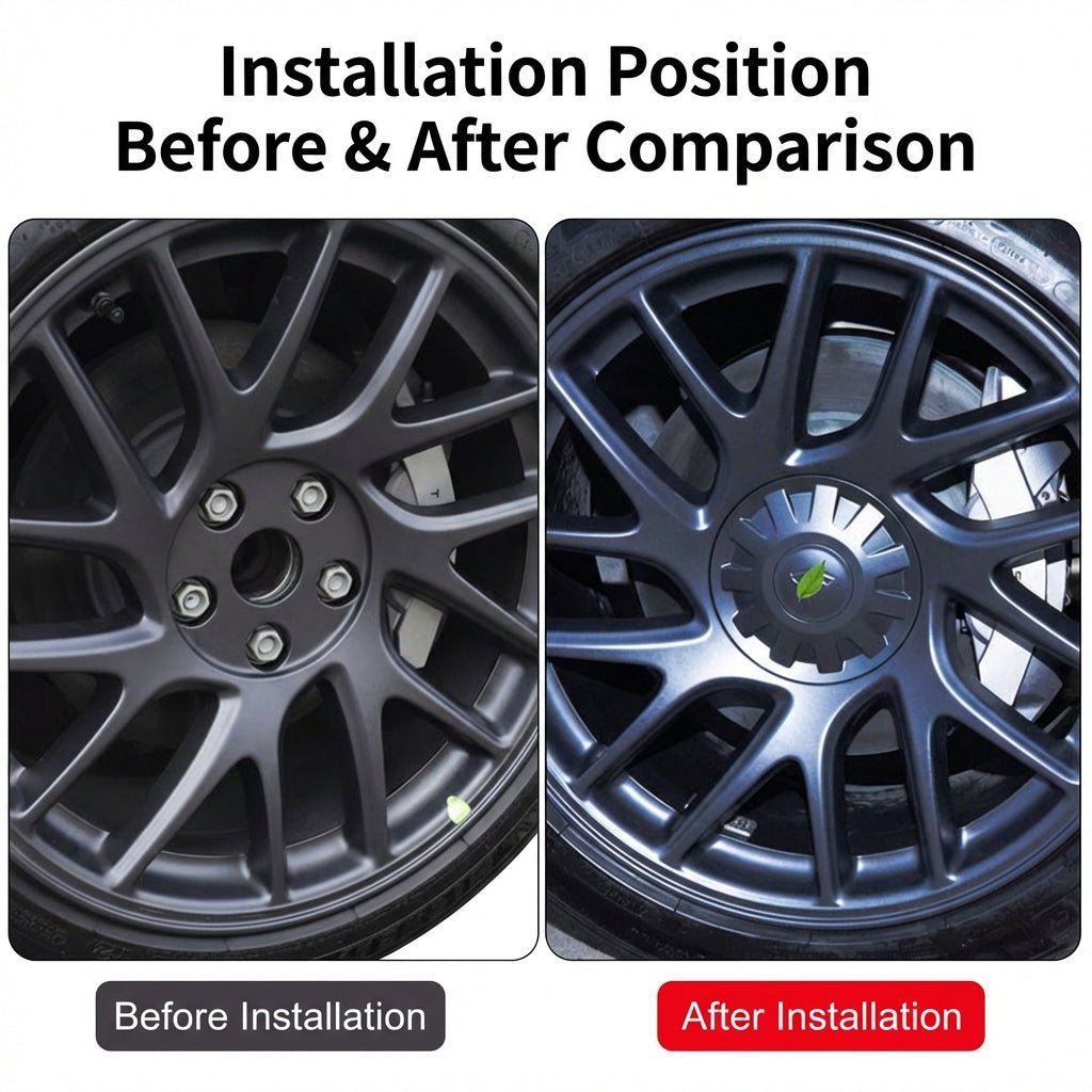 Hub Center Caps for Tesla Model 3 Highland (2024+) 18’’ Photon Wheels – Threaded Style | Tesery