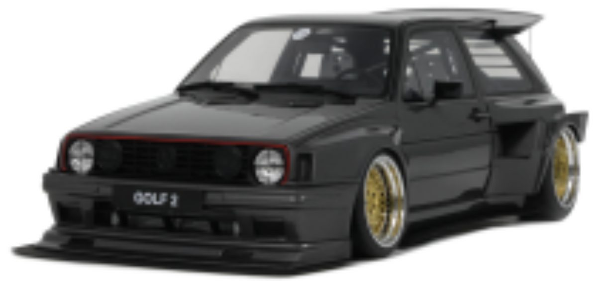 OttO 1:18 VOLKSWAGEN GOLF II GTI BY KHYZYL SALEEM ASCOT GREY METALLIC 2021 OT476