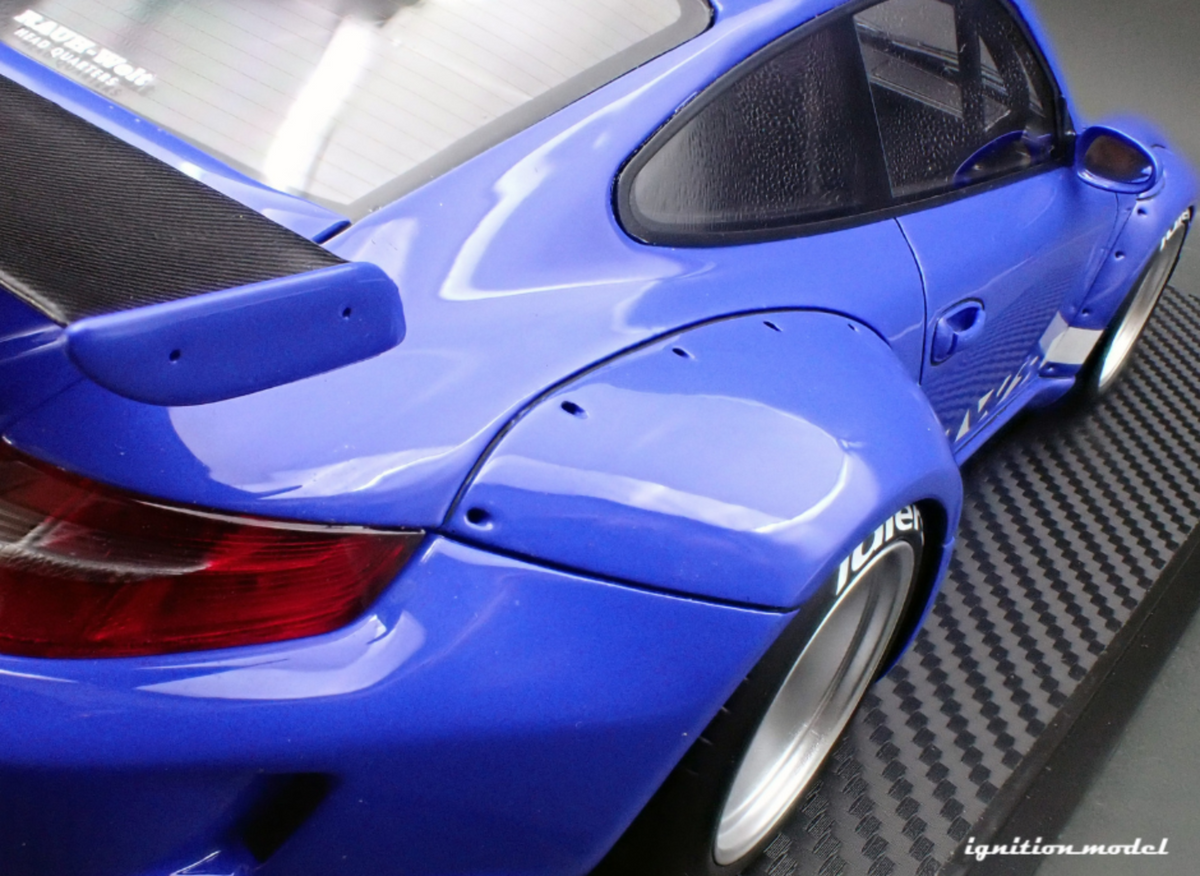 Ignition Model 1:18 Porsche RWB 997 Blue IG3256