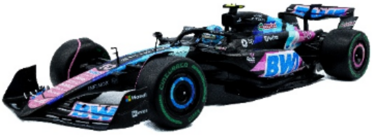 Solido 1:18 ALPINE F1 TEAM A524 BLUE P.GASLY BRAZILIAN GP 2024 S1814003