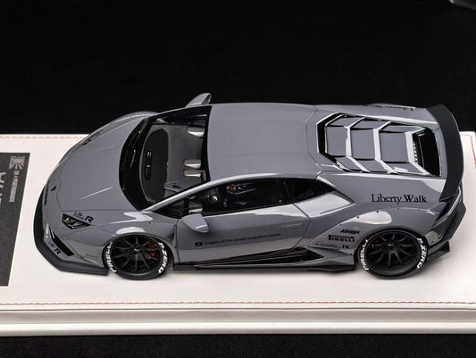LB-PERFORMANCE 1:18 LIBERTY WALK Lamborghini Huracan LP610 Resin Cement Grey