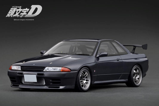 Ignition Model 1:18 INITIAL D Nissan Skyline GT-R (BNR32) Gun Gray Metallic IG3545