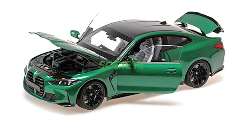 MINICHAMPS 1:18 BMW M4 - 2024 - GREEN METALLIC 110020142