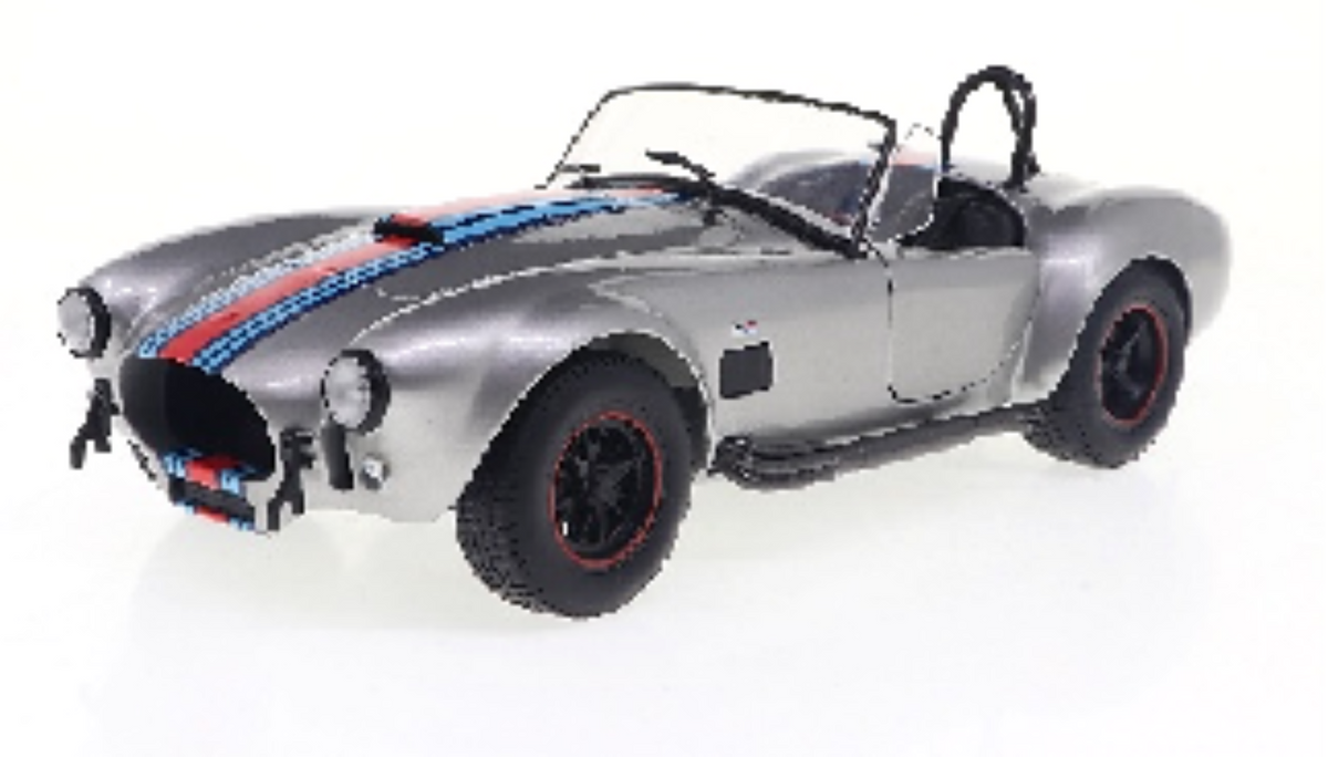 Solido 1:18 SHELBY COBRA 427 MKII SOLIDO WORKS M RACING SILVER 1965 S1804913