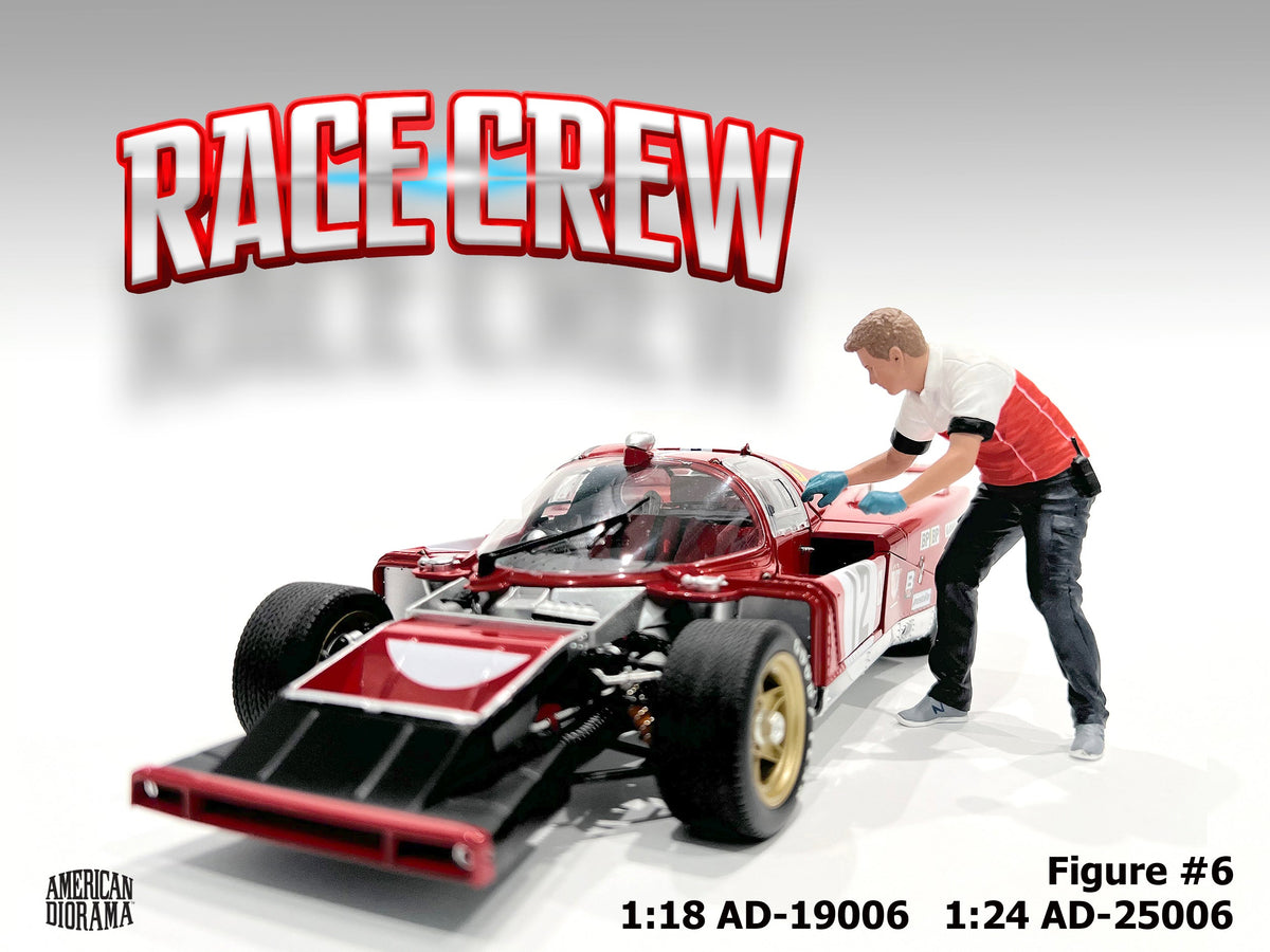 American Diorama 1:18 Race Crew (6 Versions)