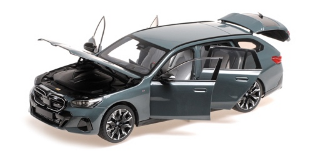 MINICHAMPS 1:18 BMW i5 M60 TOURING - 2024 - GREEN METALLIC 110023600