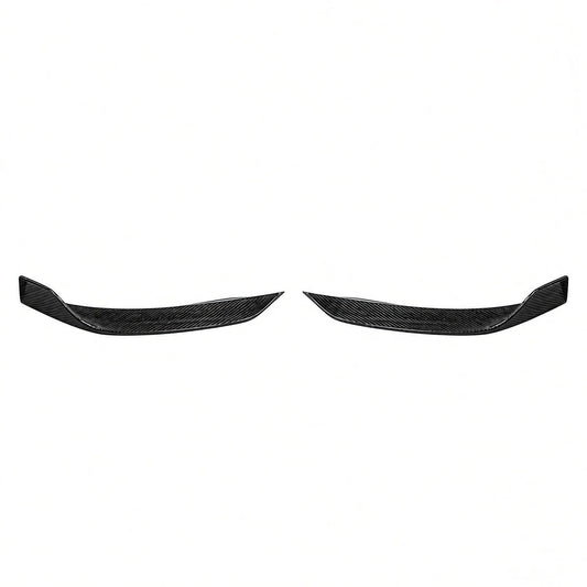Real Carbon Fiber Front Bumper Corner Trim for Model Y Juniper / Model 3 Highland