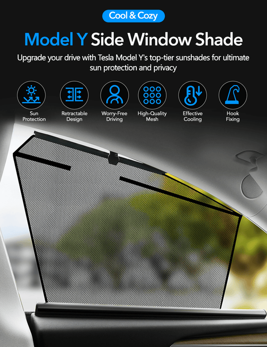 Side Window Shade for Tesla Model Y