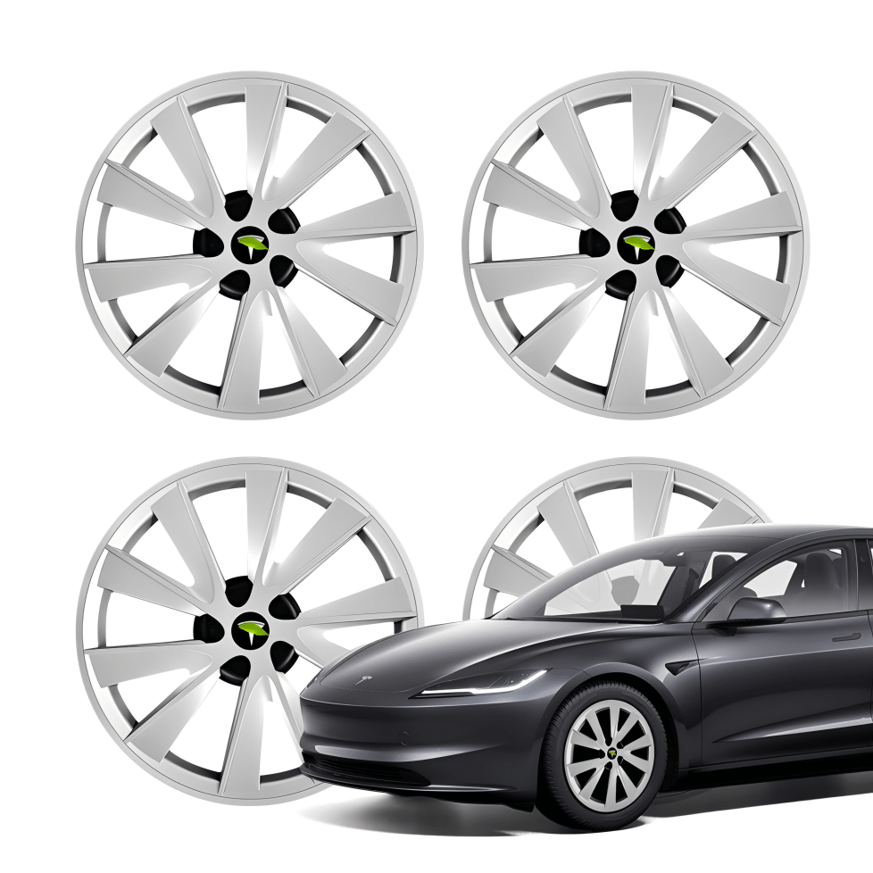 TESERY 18″ Hub Caps For Model 3 (4PCS)