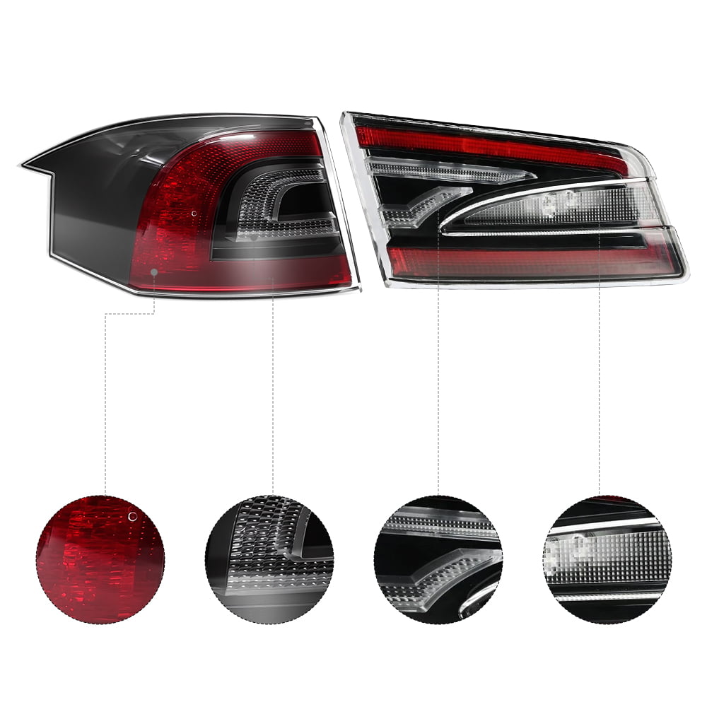Turn Brake Lamp & Inner Tail Light Replacement for Model S (16-20)