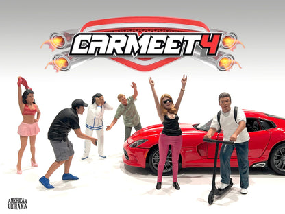 American Diorama 1:18 Car Meet 4 Resin Figures (6 Variants)
