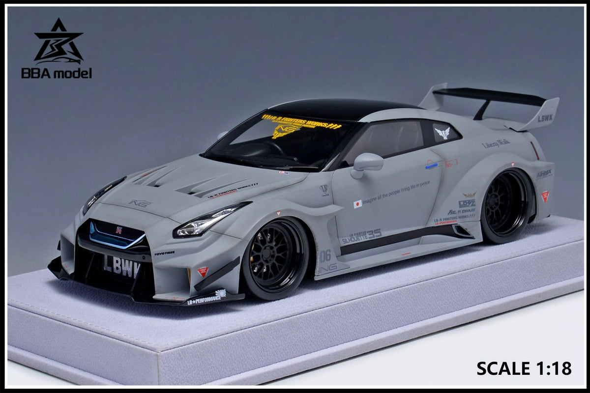 BBA model 1:18 Nissan GTR 35GT-RR LBWK Limited Edition (5 Versions)