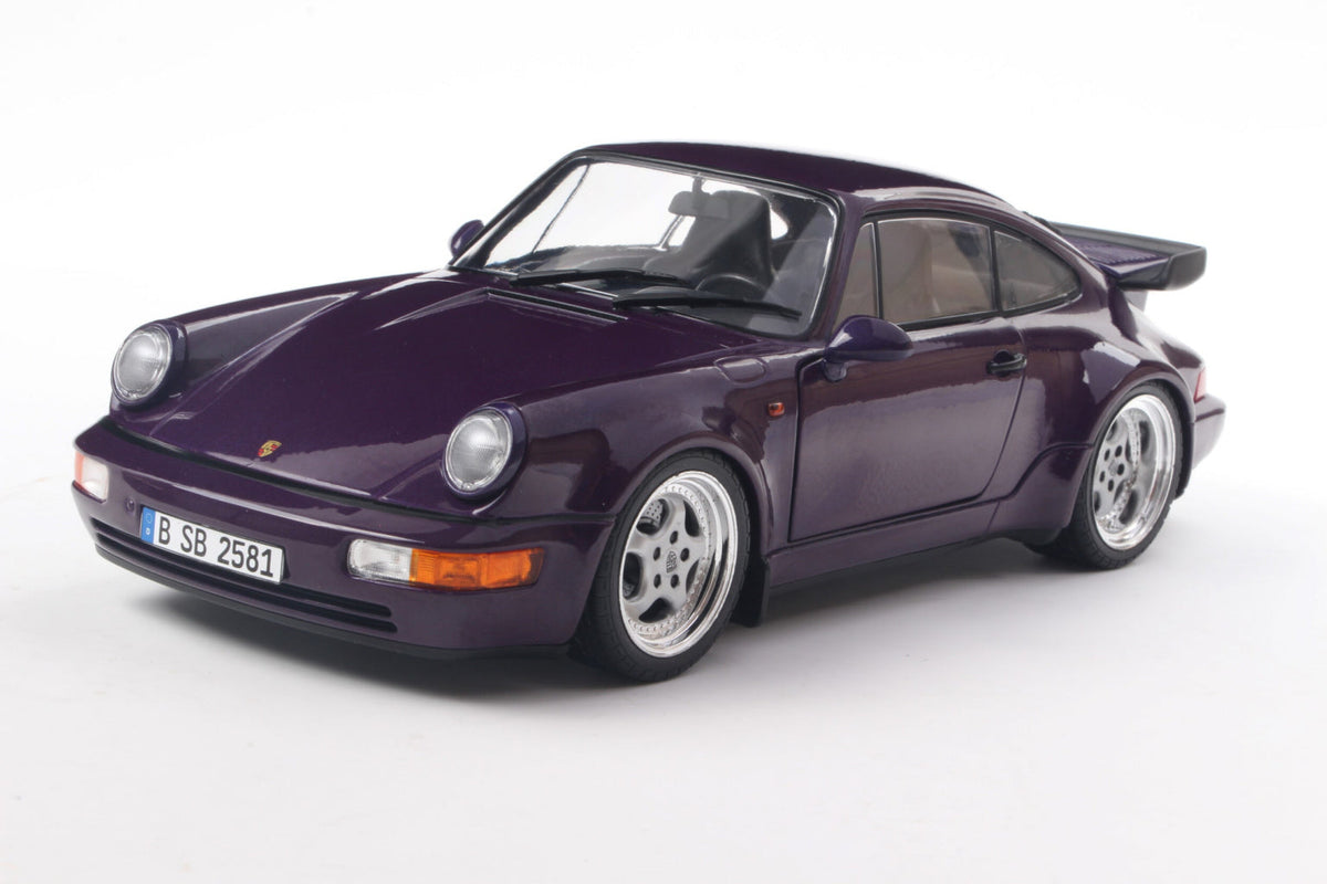Solido 1:18 Porsche 911 (964) Turbo Violet Blue Metallic 1990 S1803412