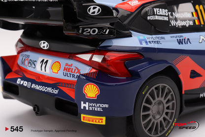 Topspeed 1:18 Hyundai i20 N Rally1 2023 Rally MonteCarlo 3rd Place #11