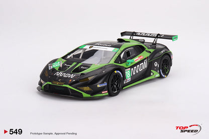 TOPSPEED 1:18 Lamborghini Huracán GT3 EVO2 #78 Forte Racing IMSA 2023 Daytona 24 Hrs