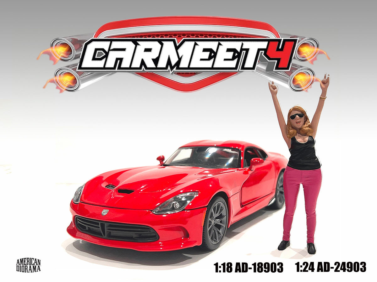 American Diorama 1:18 Car Meet 4 Resin Figures (6 Variants)