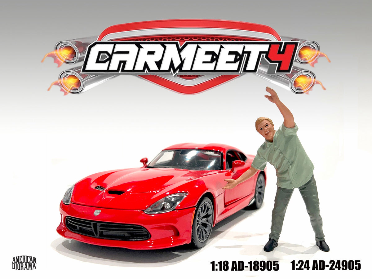 American Diorama 1:18 Car Meet 4 Resin Figures (6 Variants)