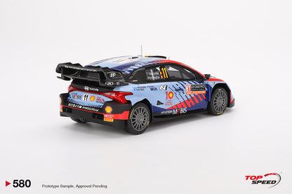 Topspeed 1:18 Hyundai i20 N Rally1 Hybrid #11 2024 Rally Monte Carlo Winner 2024