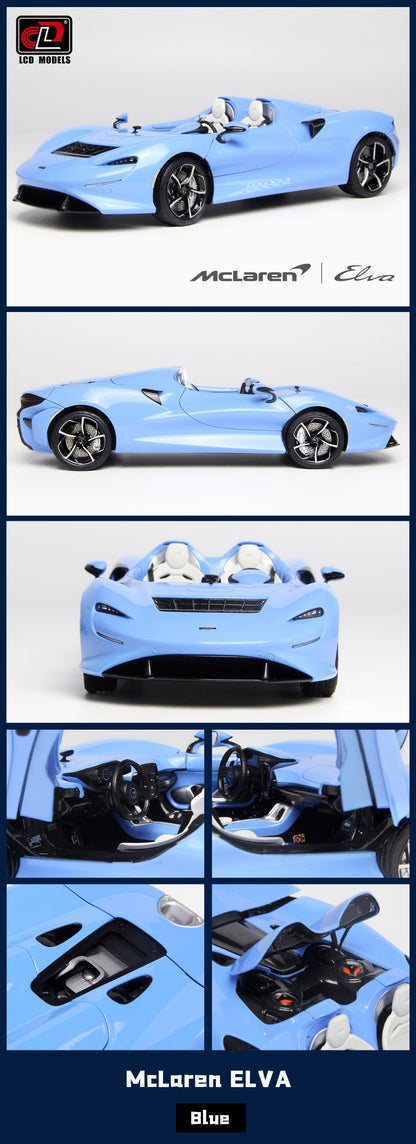 LCD 1:18 McLaren ELVA - Blue LCD18015-BU