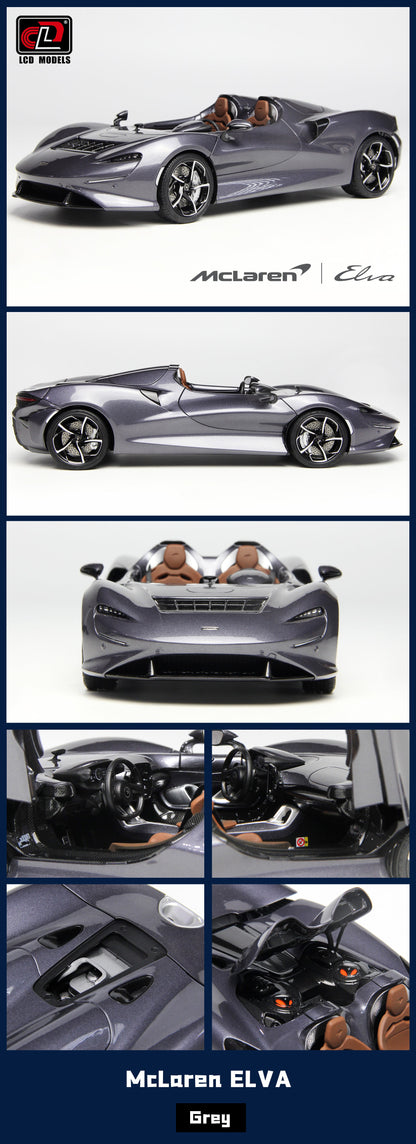 LCD 1:18 McLaren ELVA - Metallic Grey LCD18015-GR