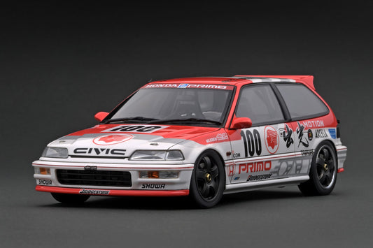 Ignition Model 1:18 Honda CIVIC (EF9) SiR White/Red