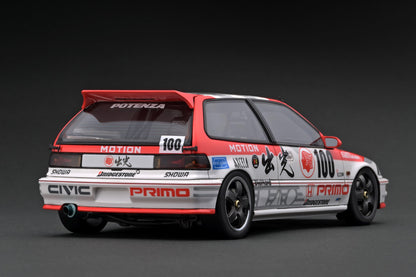 Ignition Model 1:18 Honda CIVIC (EF9) SiR White/Red