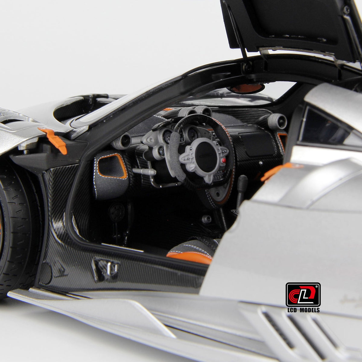 LCD 1:18 Pagani Imola Silver Diecast LCD18023-SI