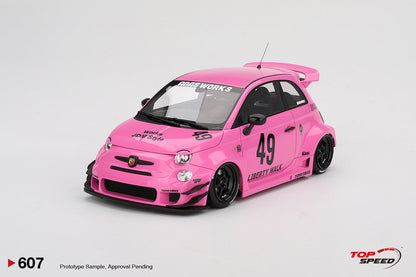 Topspeed 1:18 LB-WORKS x Abas Works Abarth 595 Pink TS0607