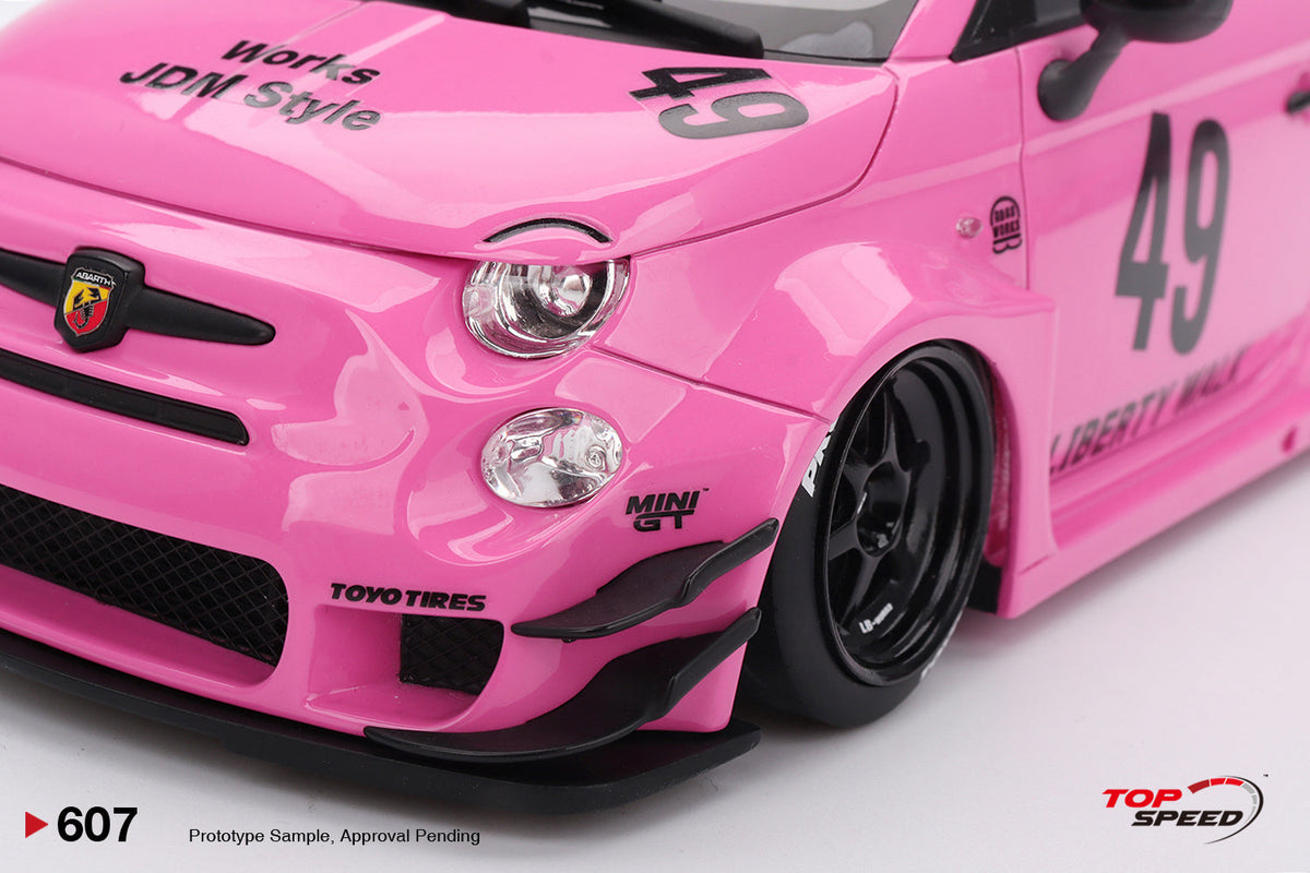 Topspeed 1:18 LB-WORKS x Abas Works Abarth 595 Pink TS0607