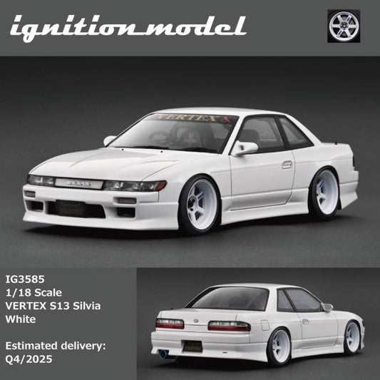 [Preorder] Ignition Model 1:18 VERTEX S13 Silvia White/Red (2 Colours)