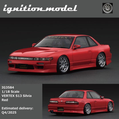 [Preorder] Ignition Model 1:18 VERTEX S13 Silvia White/Red (2 Colours)