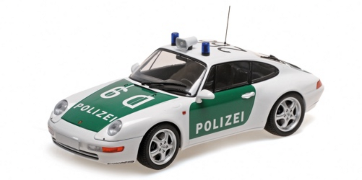 MINICHAMPS 1:18 Porsche 911 (993) 1993 POLIZEI 155061190
