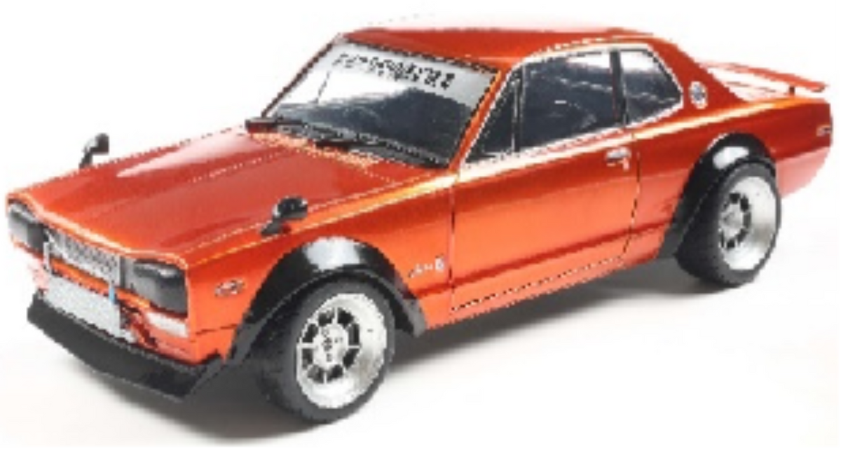 Solido 1:18 NISSAN SKYLINE (C10) HAKOSUKA SOLIDO WORKS ORANGE 1970 S1813003
