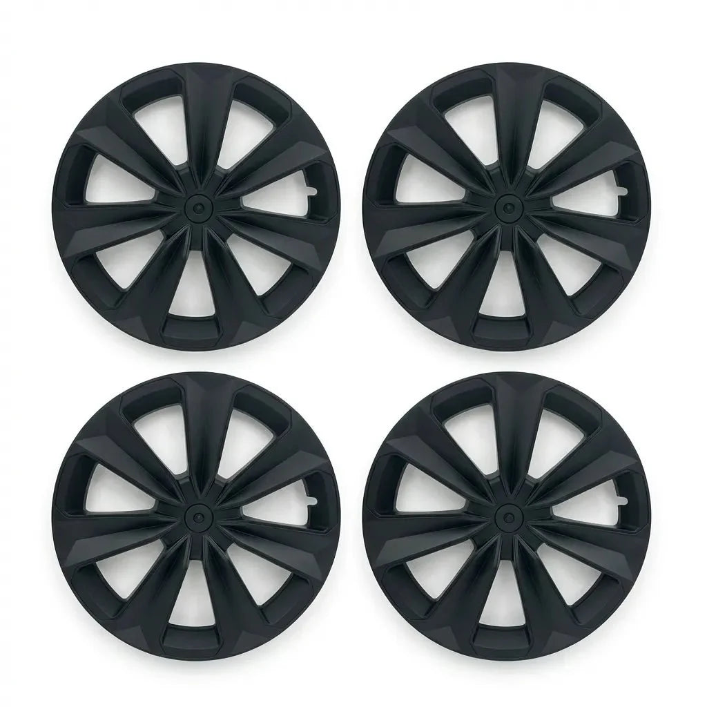 19” Gemini Wheel Covers for Model Y – Turbo Style Full Rim Protection | Tesery