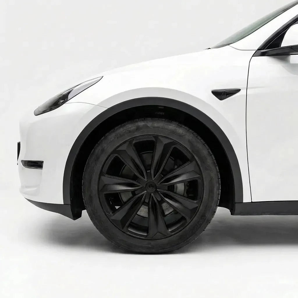 19” Gemini Wheel Covers for Model Y – Turbo Style Full Rim Protection | Tesery