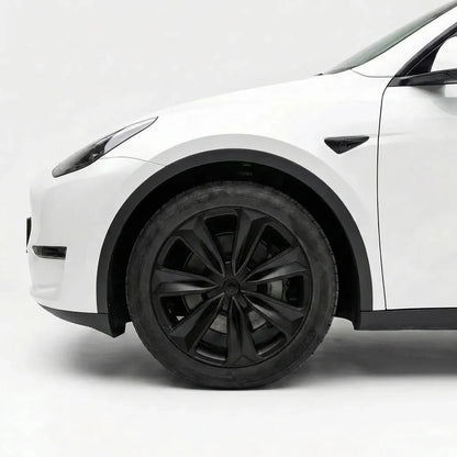 19” Gemini Wheel Covers for Model Y – Turbo Style Full Rim Protection | Tesery