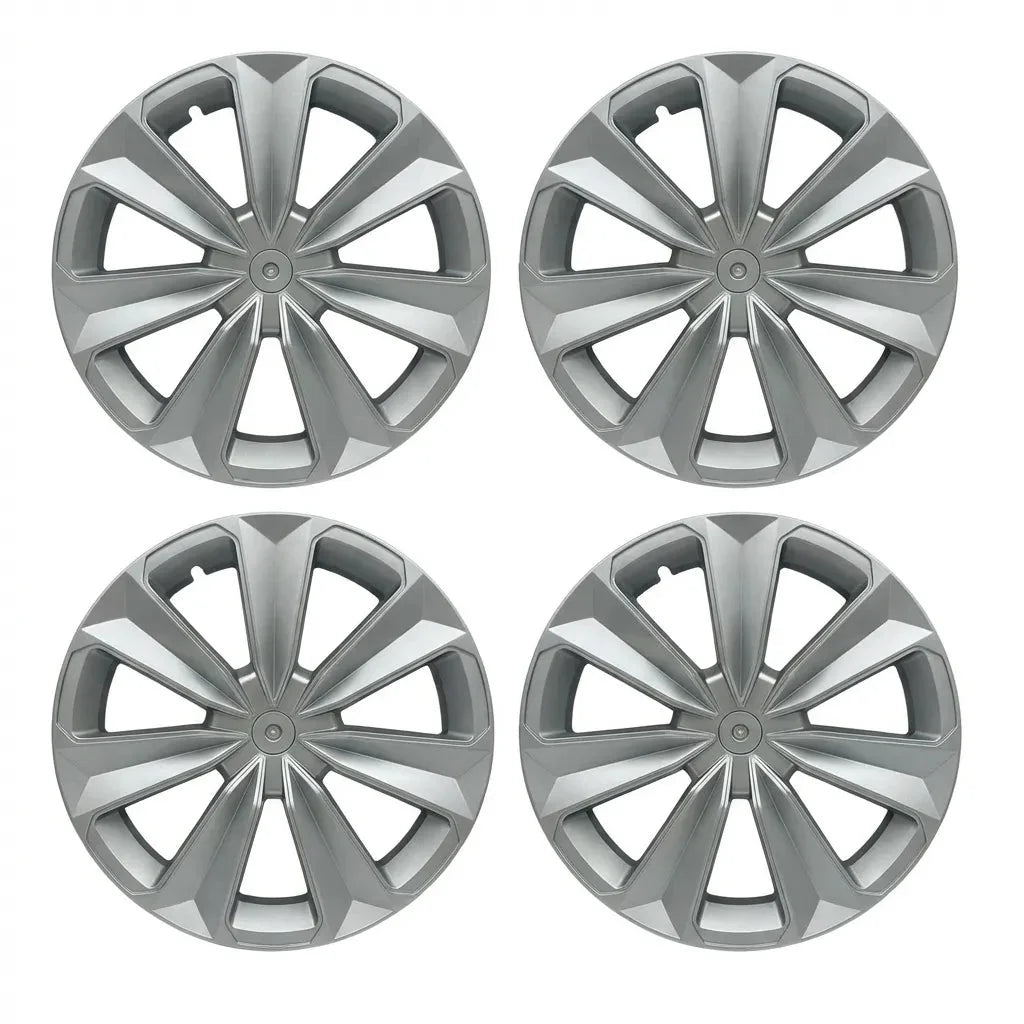 19” Gemini Wheel Covers for Model Y – Turbo Style Full Rim Protection | Tesery