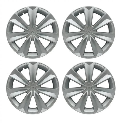 19” Gemini Wheel Covers for Model Y – Turbo Style Full Rim Protection | Tesery