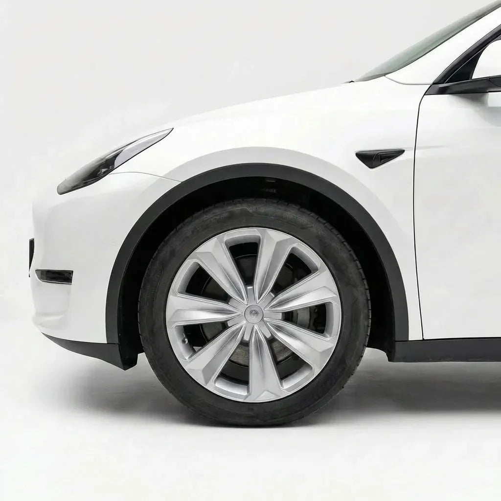 19” Gemini Wheel Covers for Model Y – Turbo Style Full Rim Protection | Tesery