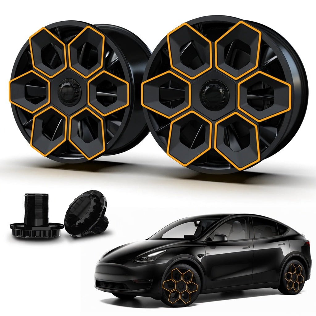 19" Hexa Honeycomb Wheel Covers for Model Y / Model Y Juniper | Tesery
