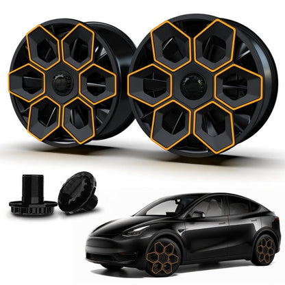 19" Hexa Honeycomb Wheel Covers for Model Y / Model Y Juniper | Tesery