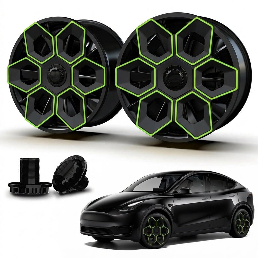 19" Hexa Honeycomb Wheel Covers for Model Y / Model Y Juniper | Tesery