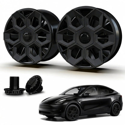 19" Hexa Honeycomb Wheel Covers for Model Y / Model Y Juniper | Tesery